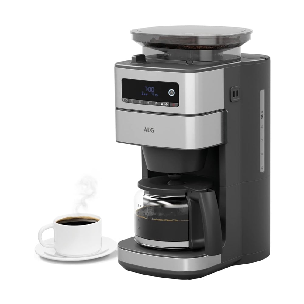 تهیه قهوه با قهوه ساز آ ا گ مدل CM6-1-5ST